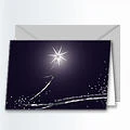 Karte - Weihnachtsstern - Weihnachtskarte Karte - Weihnachtsstern - Weihnachtskarte