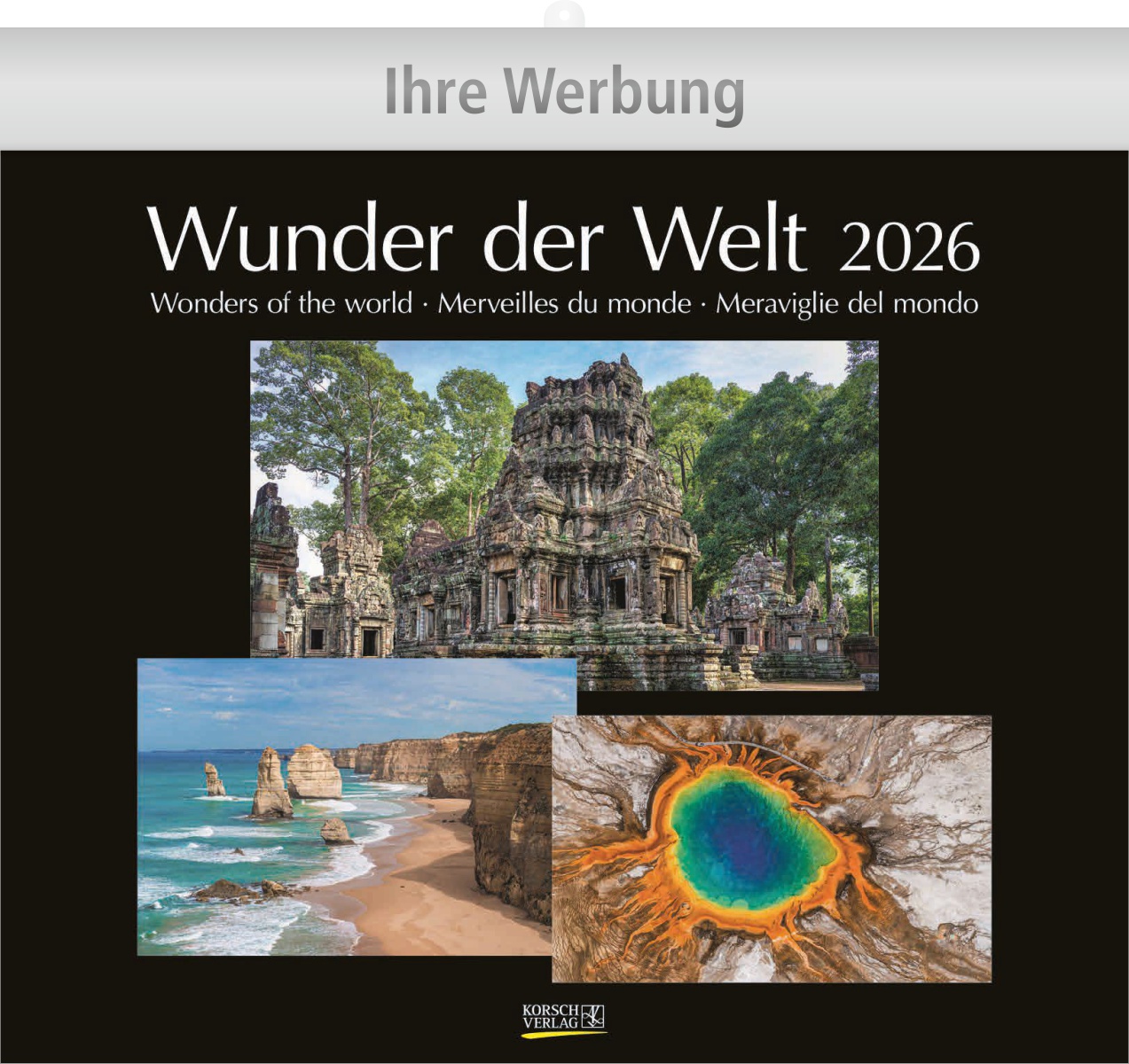 Wunder der Welt Wandkalender  Werbekalender 2022  WALTER Medien