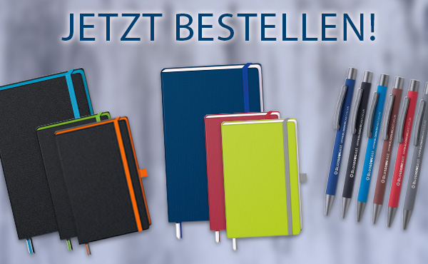 WALTER Medien GmbH - Notizbücher und Kugelschreiber zum Sonderpreis